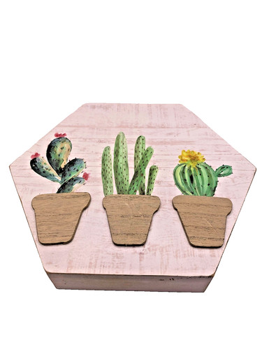 Cactus succulents wood - cactus,